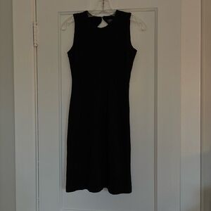 Banana Republic Classic Black Midi Dress